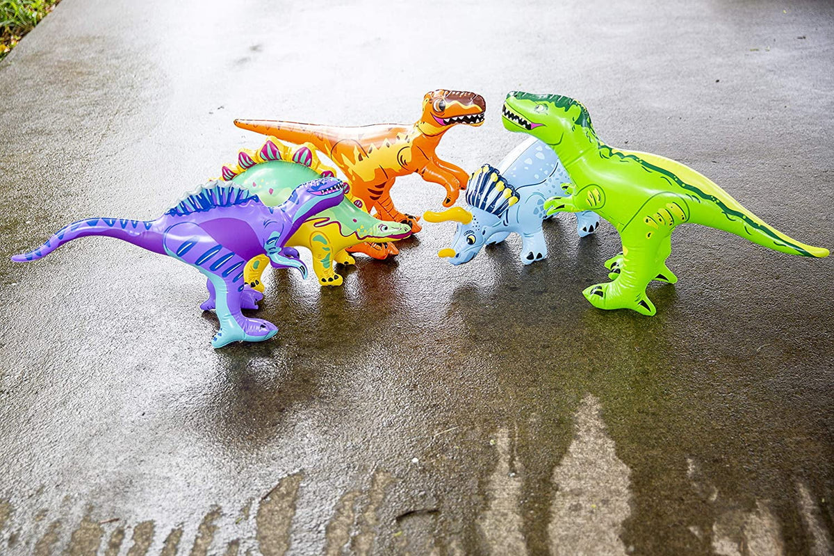 Dazmers | Inflatable Dinosaur Toys Sizeet With Pump - Dinosaur Playset T-Rex