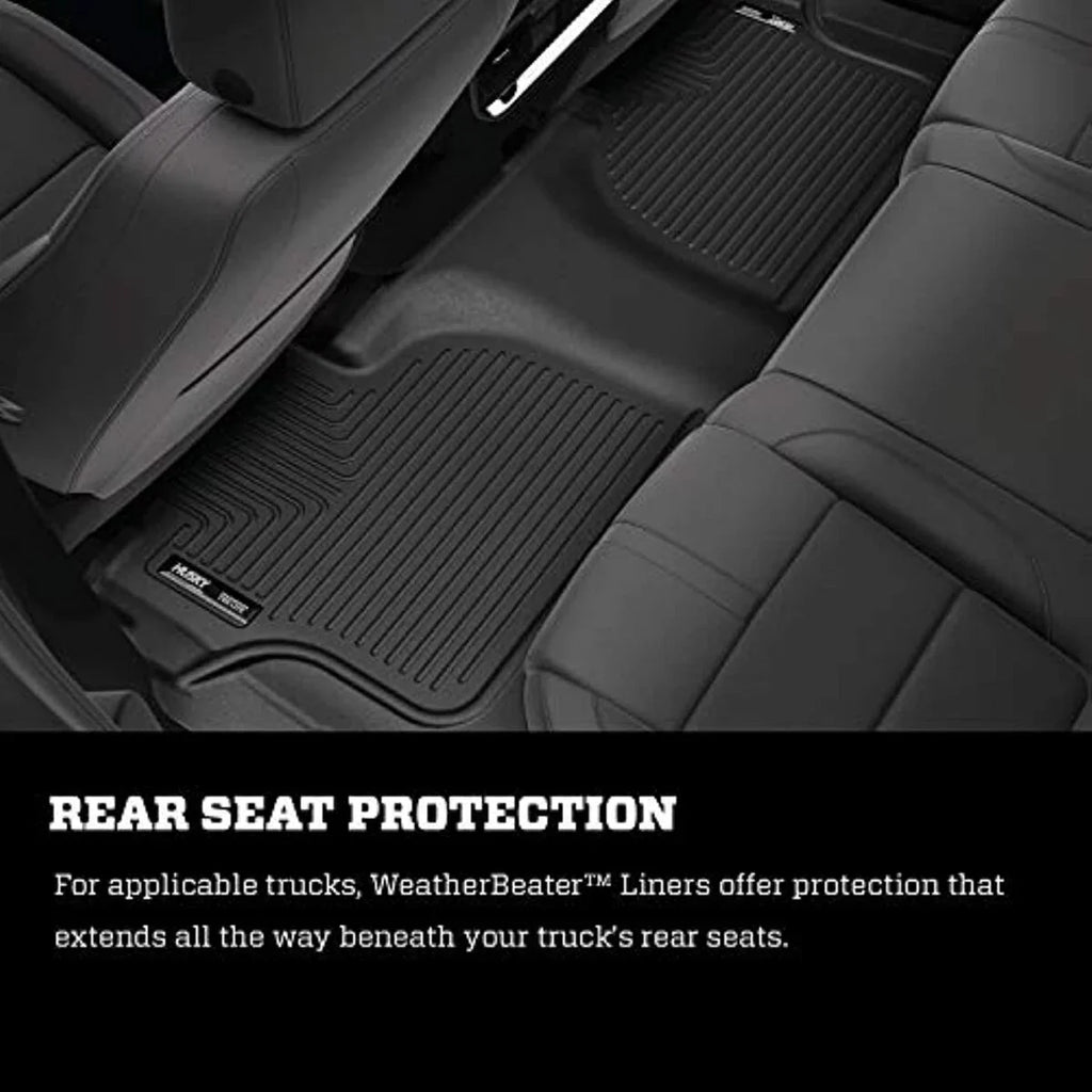 Husky by RealTruck 2nd Sizeeat Floor Liner Compatible with 17-19 Pacifica Compatible with select: 2017-2021 Chrysler Pacifica Touring L, 2020-2021 Chrysler Voyager