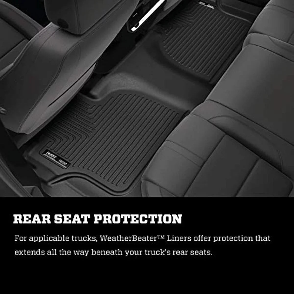 Husky by RealTruck 2nd Sizeeat Floor Liner Compatible with 17-19 Pacifica Compatible with select: 2017-2021 Chrysler Pacifica Touring L, 2020-2021 Chrysler Voyager