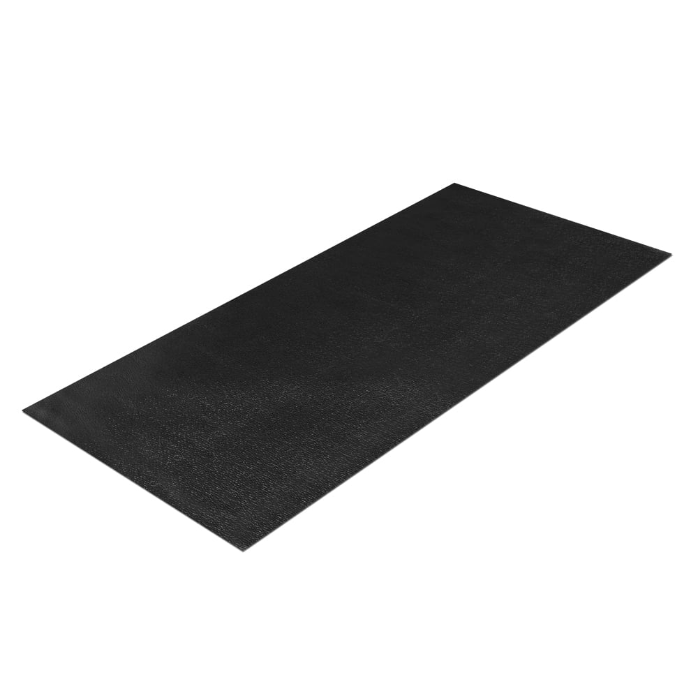 Kmowoo PVC Sizeports Equipment Treadmill Mat 200*90*0.6cm Black