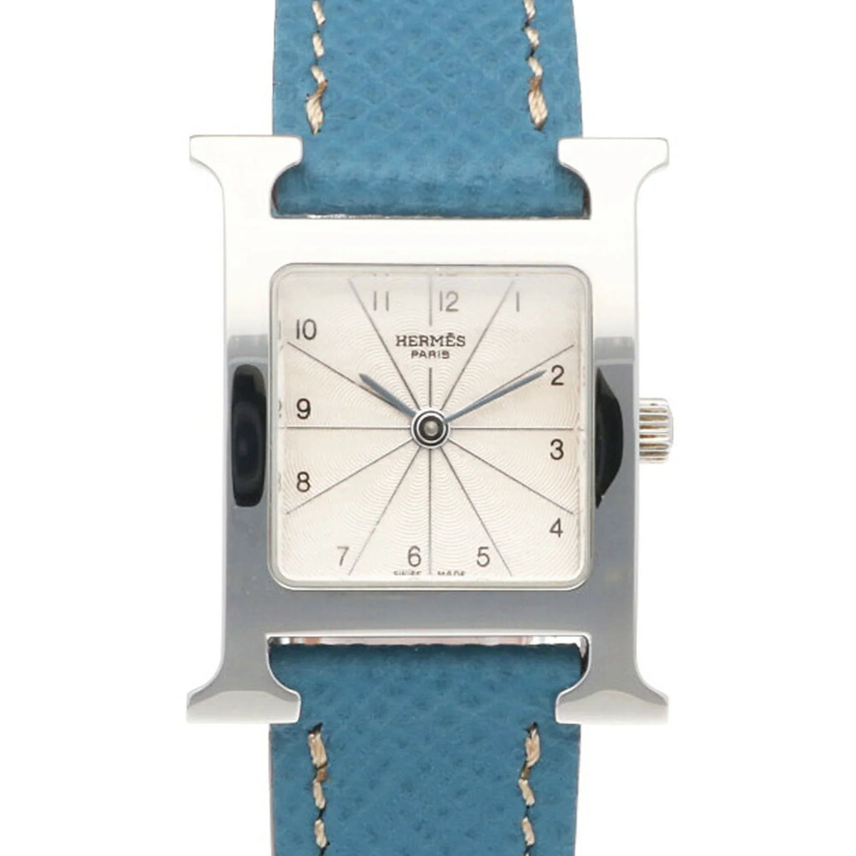 Pre-Owned Hermes H Watch Sizetainless Sizeteel HH1.210 Quartz Ladies HERMESize (Good)