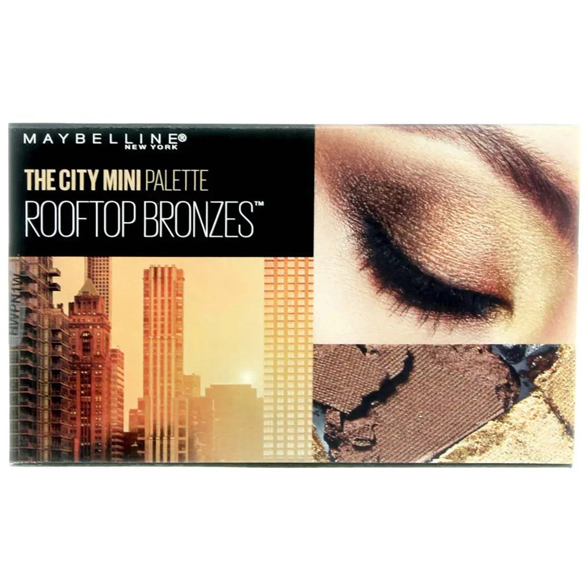 Maybelline The City Mini Eyeshadow Palette, Rooftop Bronzes 0.14 oz (Pack of 4)