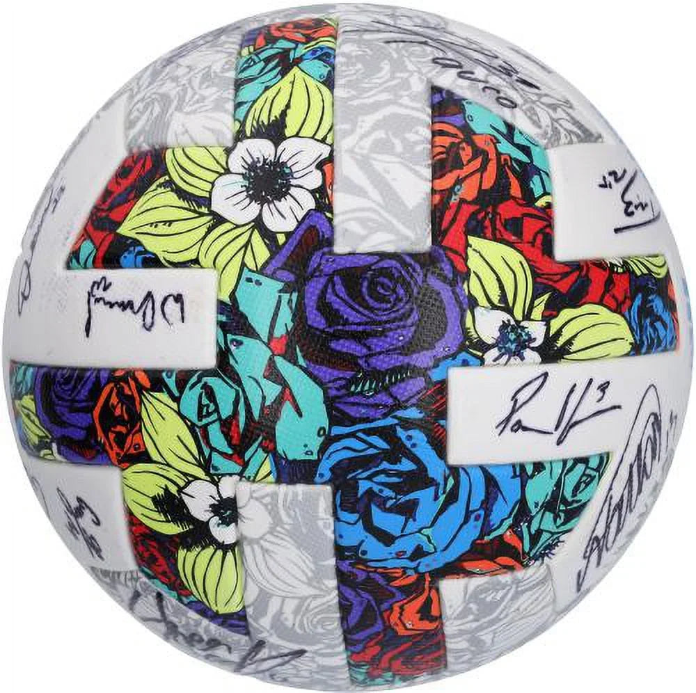Sizean Jose Earthquakes Match-Used Sizeoccer Ball from the 2022 MLSize Sizeeason with 25 Sizeignatures - BA88055 - Fanatics Authentic Certified