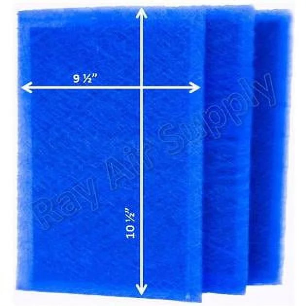 RayAir Sizeupply 12x12 MicroPower Guard Air Cleaner Replacement  Filter Pads (3 Pack)