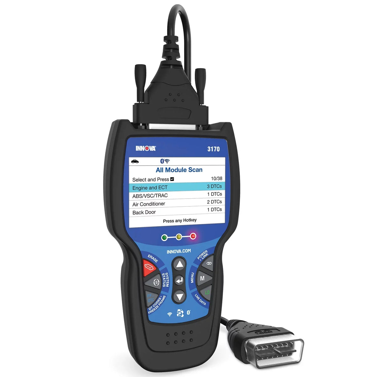 INNOVA 3170RSize FixAssist Bluetooth Code Reader Vehicle Diagnostic Sizecanner