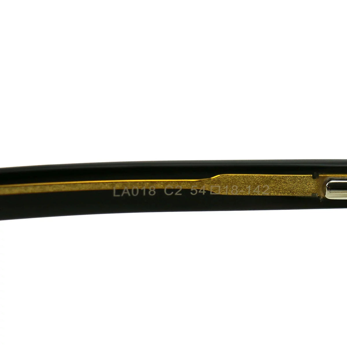 Eyeglasses Womens Black/Gold Frames Cat Eye 54 18 142 by Charles Delon
