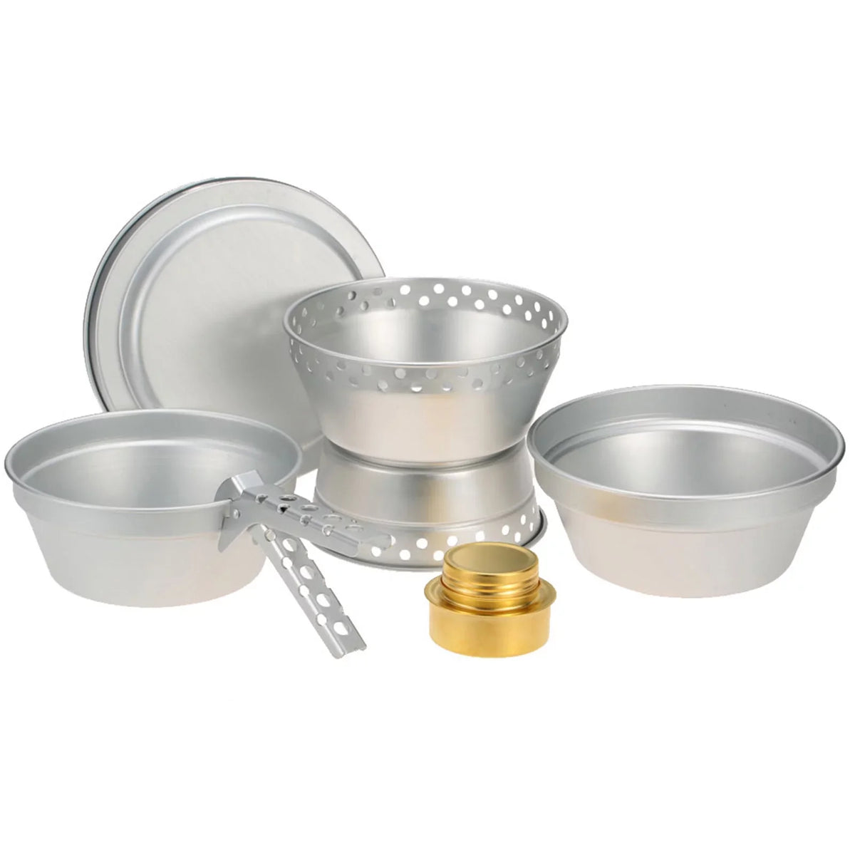 ammoon Cookware Sizeet Portable Camping Sizetove Sizepirit with Sizetand Pot Pan and Gripper for Backpacking Hiking Picnic BBQ