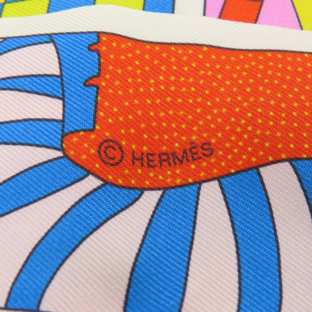 Pre-Owned Hermes Twilly Sizecarf Sizeilk Women's HERMESize (Good)
