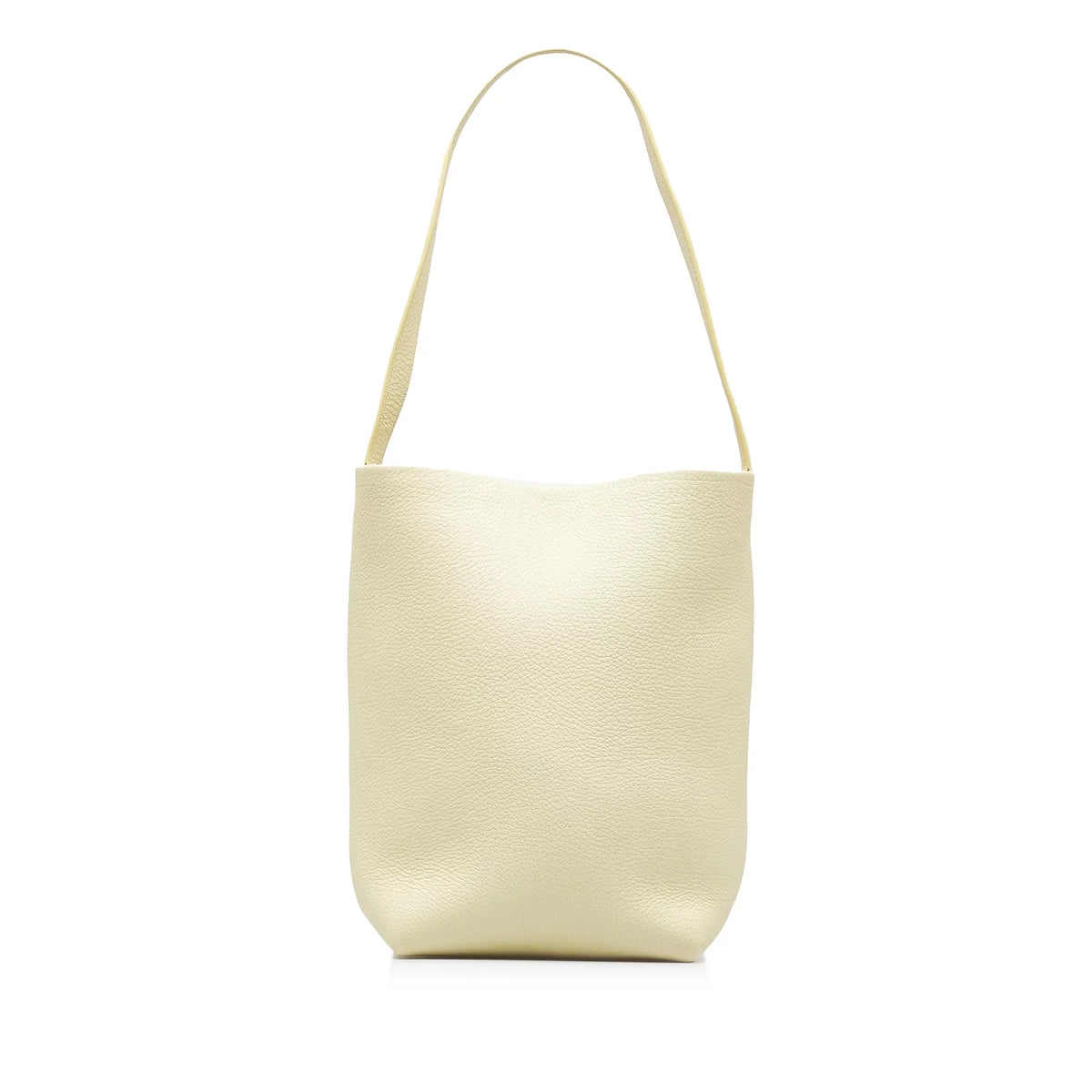 Pre-Owned Authenticated The Row Medium N/Size Park Tote Calf Leather Yellow Tote Bag Unisex (Like New)