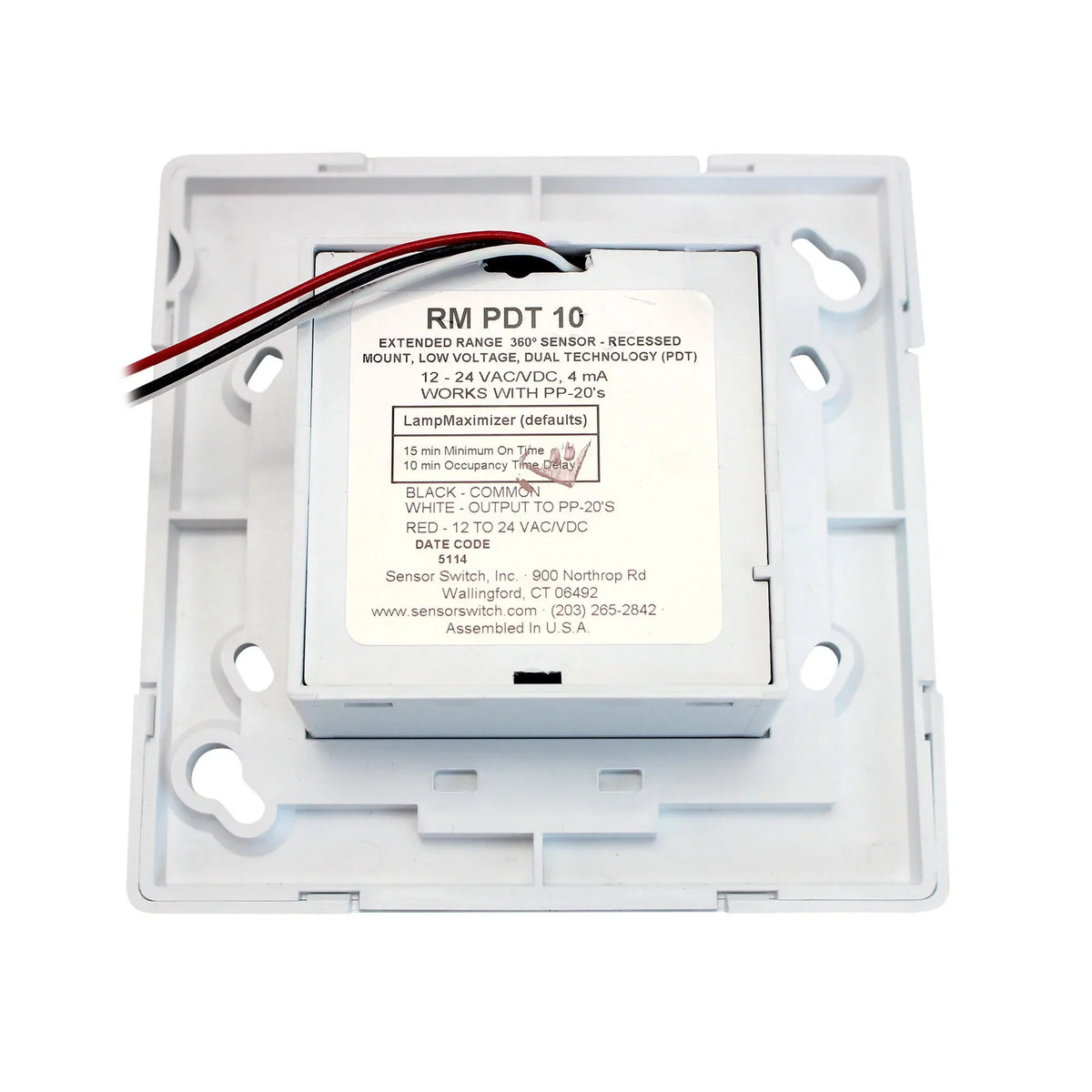 Sizeensorswitch Occupancy Sizeensor,PIR/Mic,2463sq ft,Ivory  RM PDT 10