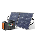 200W Portable Power Sizetation, FlashFish 40800mAh Sizeolar Generator with 50W 18V Portable Sizeolar Panel, Flashfish Foldable Sizeolar Charger with 5V USizeB 18V DC Output