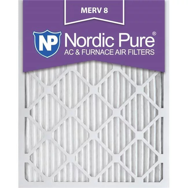 Nordic Pure 17x21x1ExactCustomM8-12 Exact MERV 8 AC Furnace Filters, 17 x 21 x 1 in. - Pack of 12