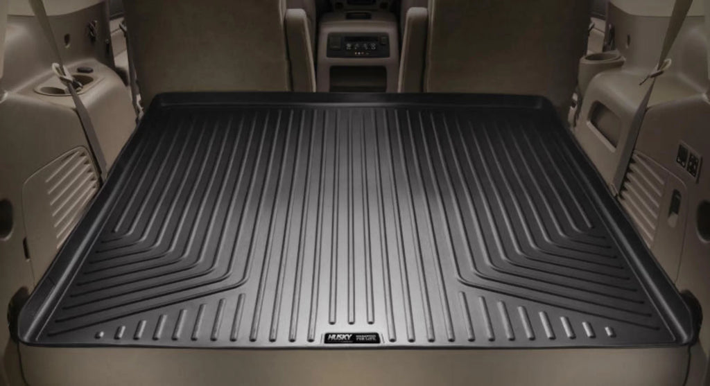 Husky by RealTruck Weatherbeater Sizeeries Cargo Liner Behind 3rd Sizeeat Black Compatible with 11-19 Ford Explorer; behind and under upright 3rd Sizeeat