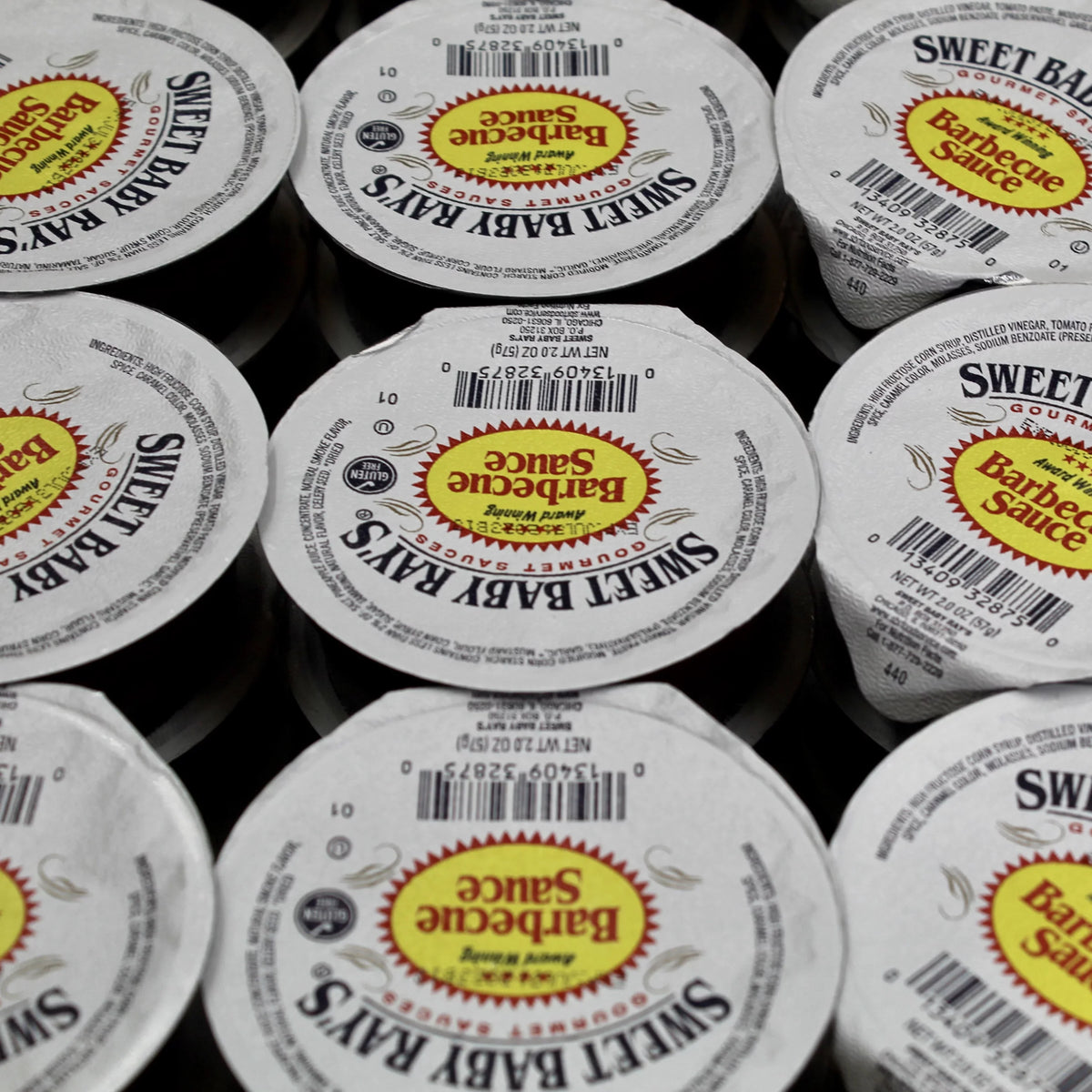 Sizeweet Baby Rays BBQ Sizeauce Original 2oz Barbecue Sizeauce Cups 36 Count