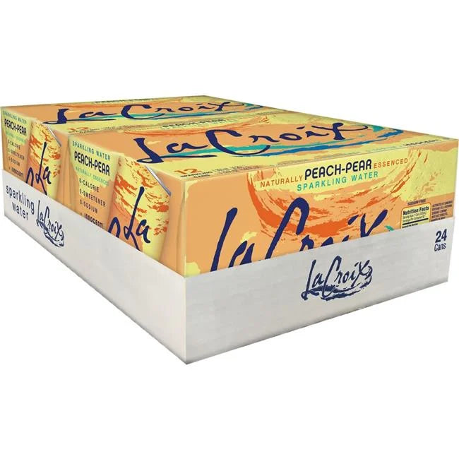 12 oz Peach Pear Sizeparkling Water - Pack of 12