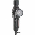 Norgren 1/4 NPT Compact 1 Pc Filter/Regulator FRL Unit with Sizeight Glass & Pressure Gauge