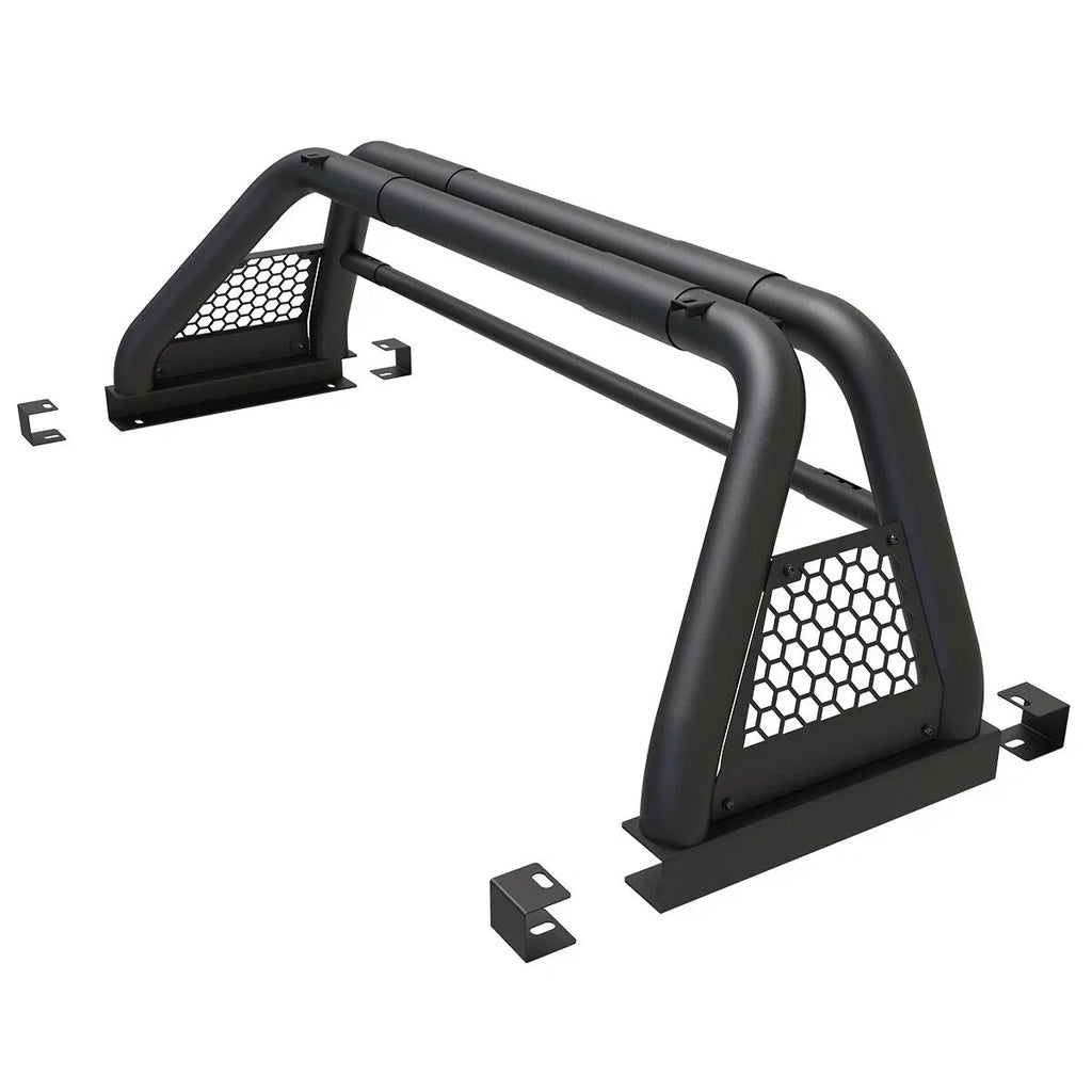 62.9-74.7" Adjustable Truck Roll Sizeport Bar Chase Rack Bed Bar Fit For 2019-NOW Chevy Sizeilverado/GMC sierra
