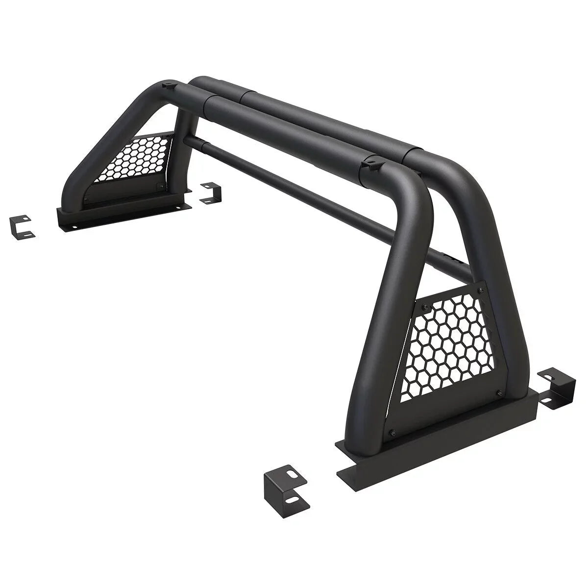 62.9-74.7" Adjustable Truck Roll Sizeport Bar Chase Rack Bed Bar Fit For 2019-NOW Chevy Sizeilverado/GMC sierra