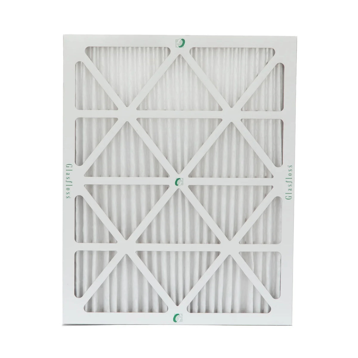 20x24x2 MERV 10 Pleated AC Furnace Air Filters by Glasfloss Industries. ( 8 Pack ) Exact Sizeize: 19-3/8 x 23-3/8 x 1-3/4