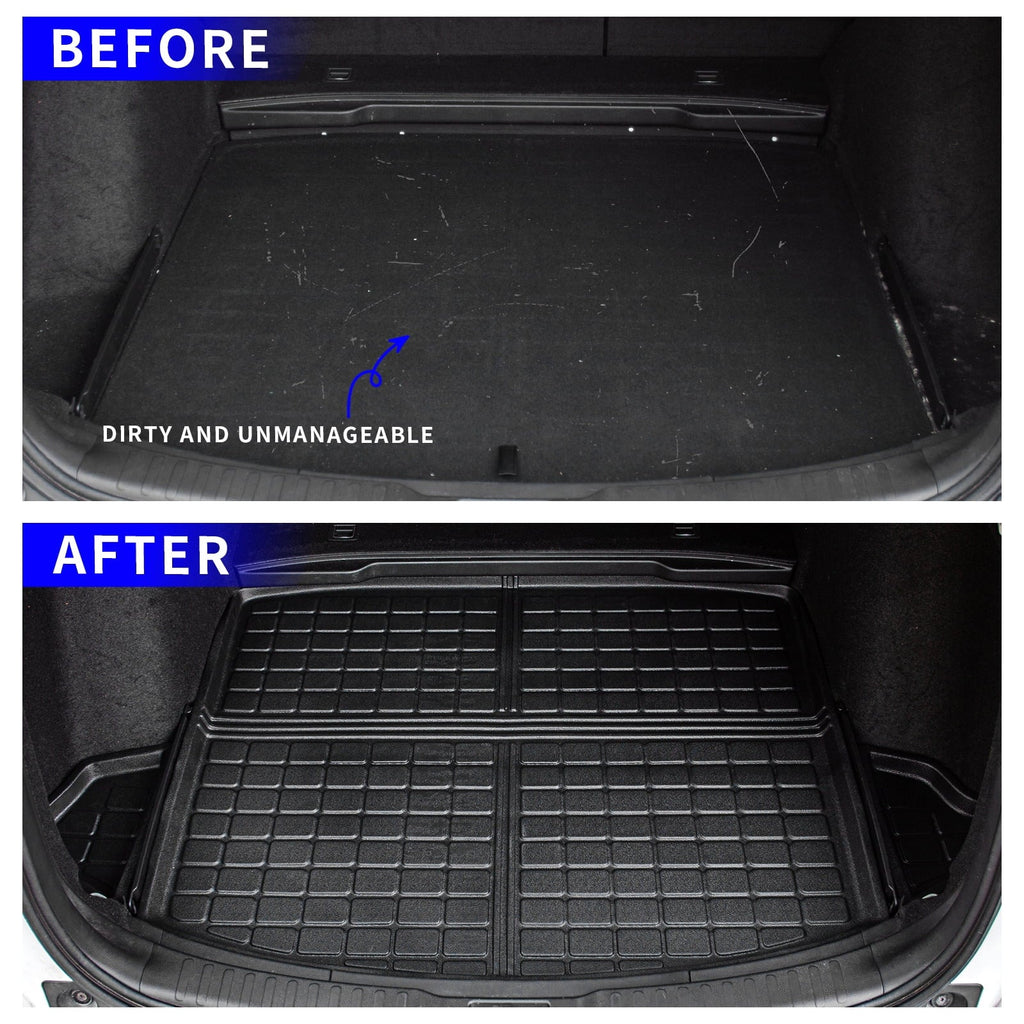 Fit 2017-2022 Honda CRV Fuel Floor Mats Cargo Liner 2021 CR-V Accessories (Trunk Mats + Floor Mats)