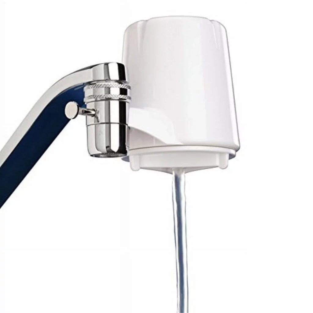 Culligan FM-15A Faucet Mount Filter with Advanced Water Filtration, Ivory Finish