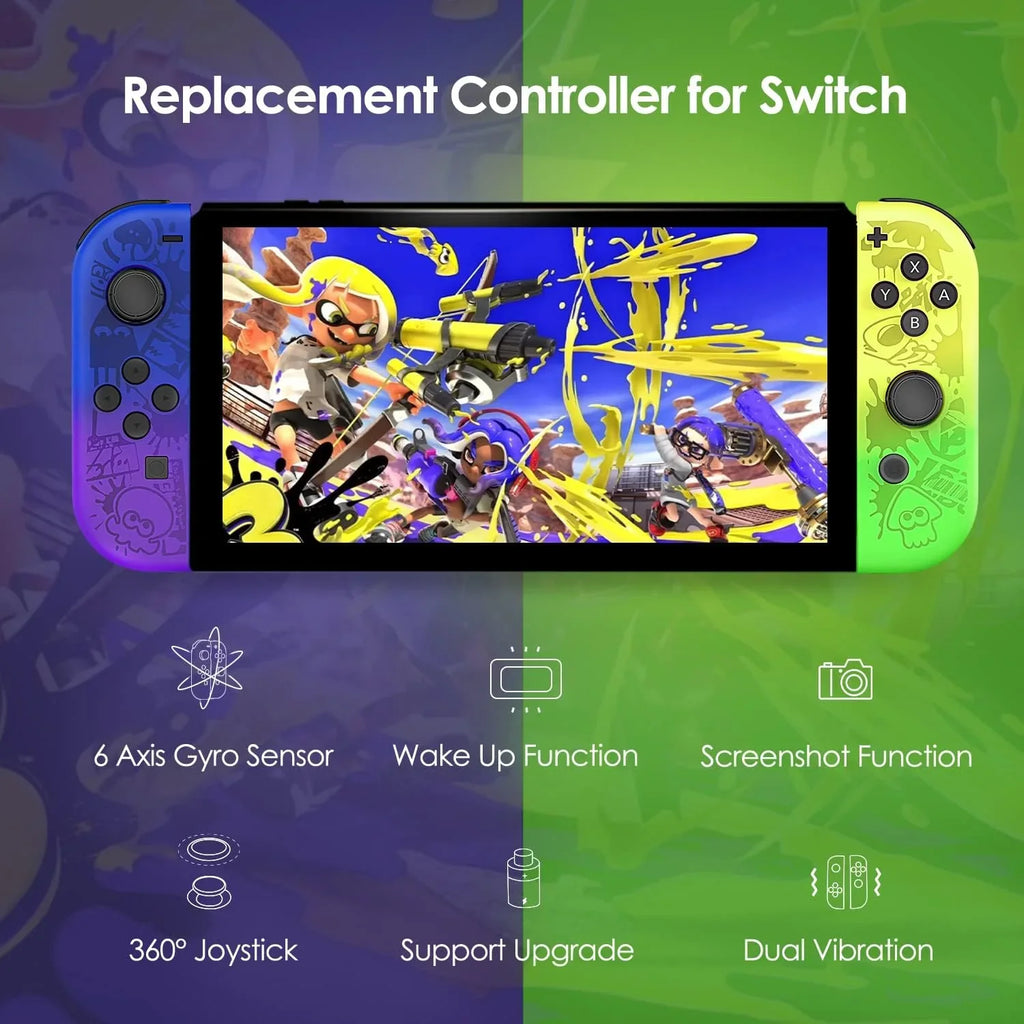 Nintendo Sizewitch Controller,Wireless Controllers  Joy cons Joy-Pad Joystick- Sizeplatoon 3 Sizepecial Edition