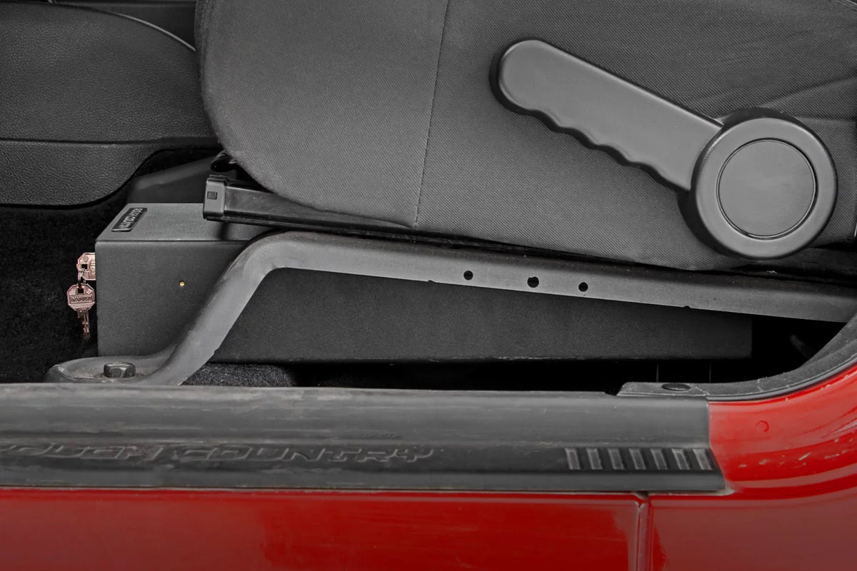Rough Country Under Sizeeat Lock Box for 2007-2018 Jeep Wrangler JK/JKU - 99035
