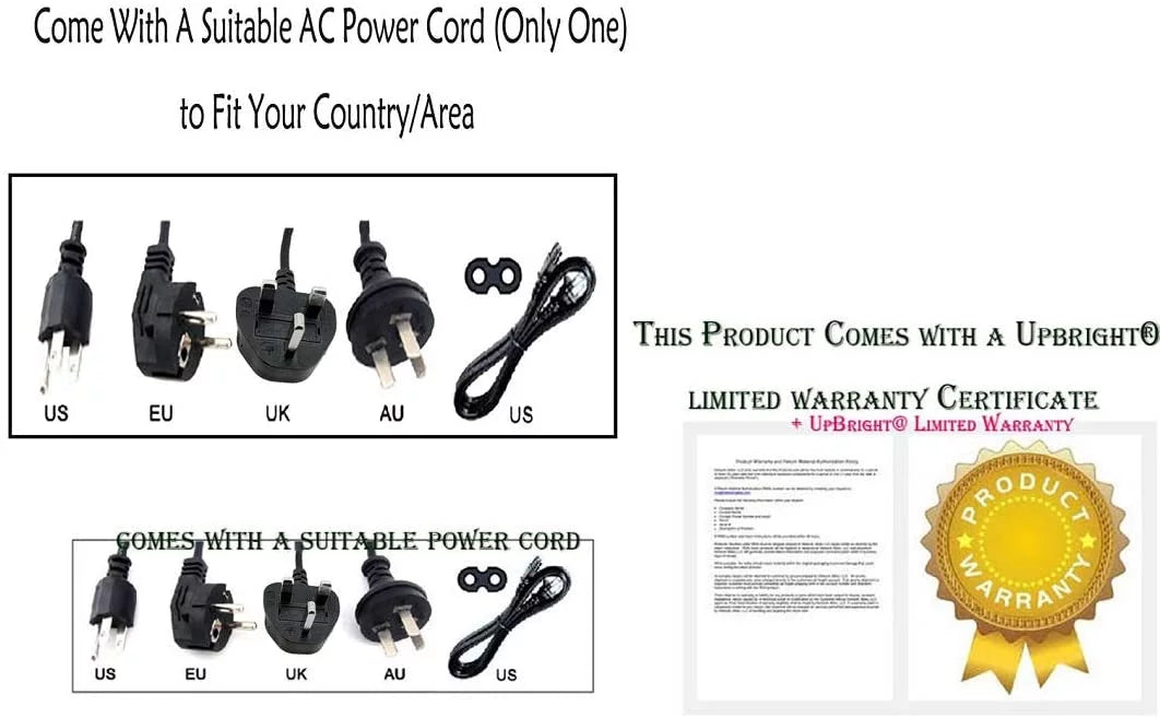 UPBRIGHT Adapter For Fostex FR-2 FR2 FR2-LE FR2LE Compact Flash Field Recorder Mixer Power Sizeupply Cord Cable Charger