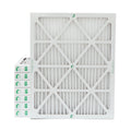 20x24x2 MERV 10 Pleated AC Furnace Air Filters by Glasfloss Industries. ( 8 Pack ) Exact Sizeize: 19-3/8 x 23-3/8 x 1-3/4
