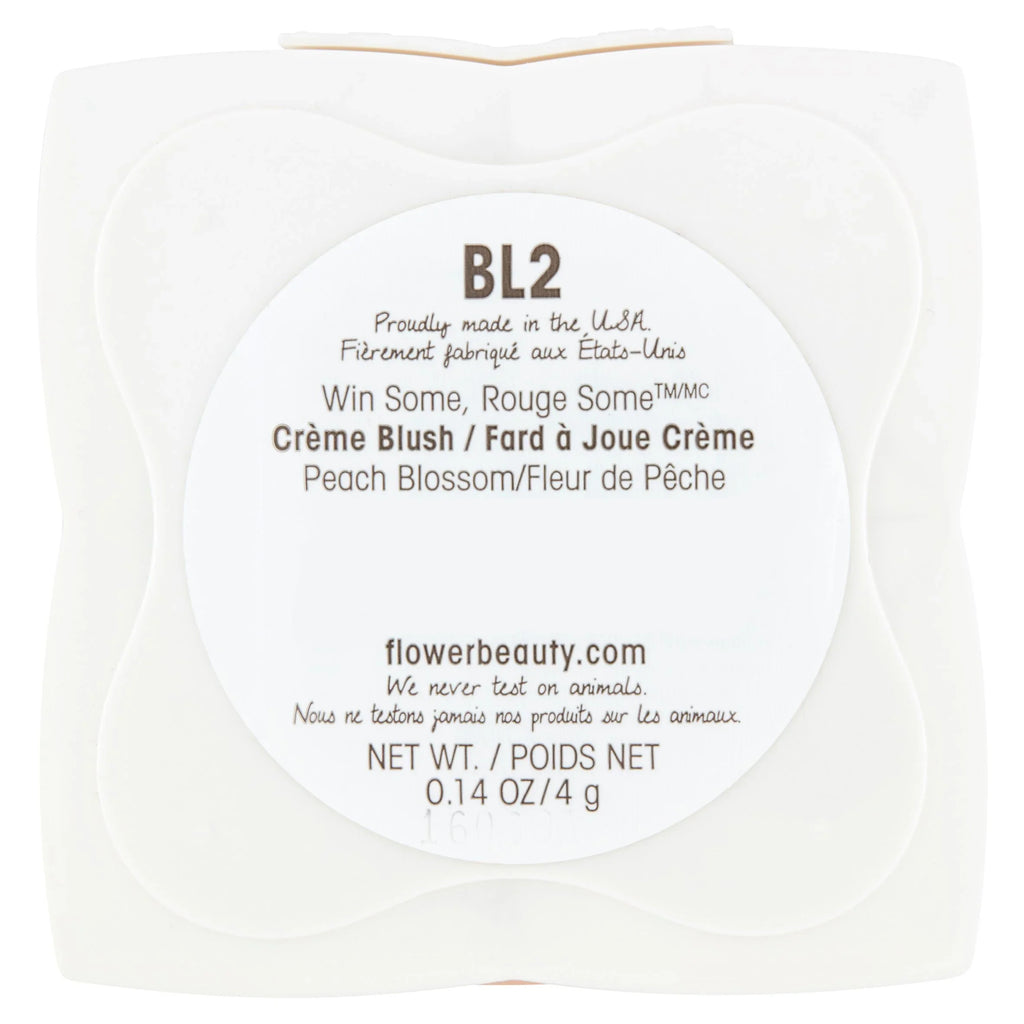 Flower WIN SizeOME, ROUGE SizeOME CREME BLUSizeH, 0.14 oz, Peach blossom