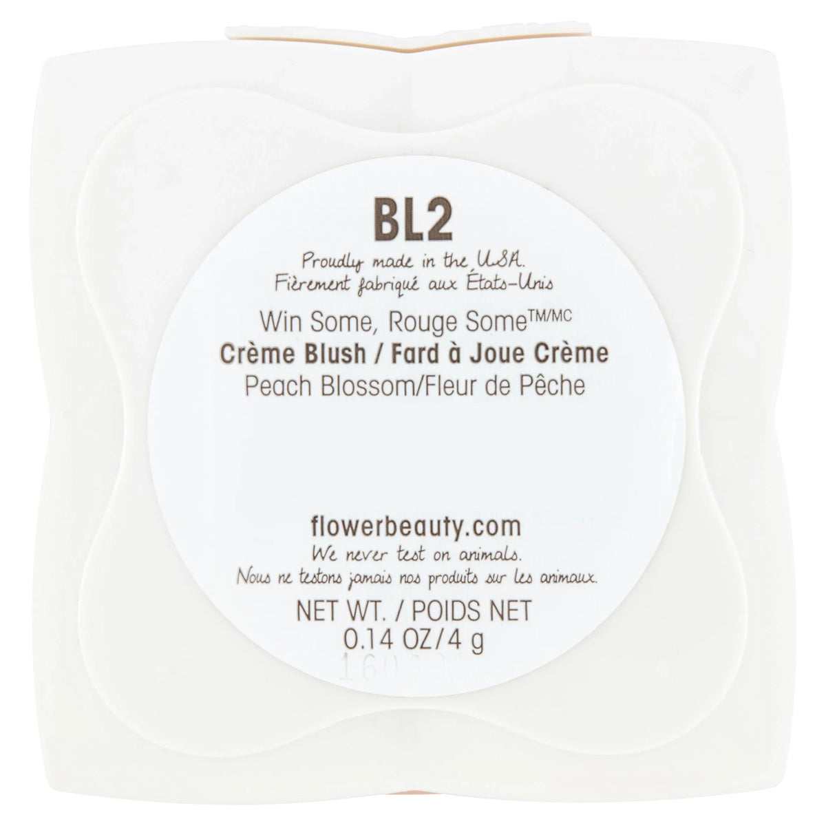 Flower WIN SizeOME, ROUGE SizeOME CREME BLUSizeH, 0.14 oz, Peach blossom