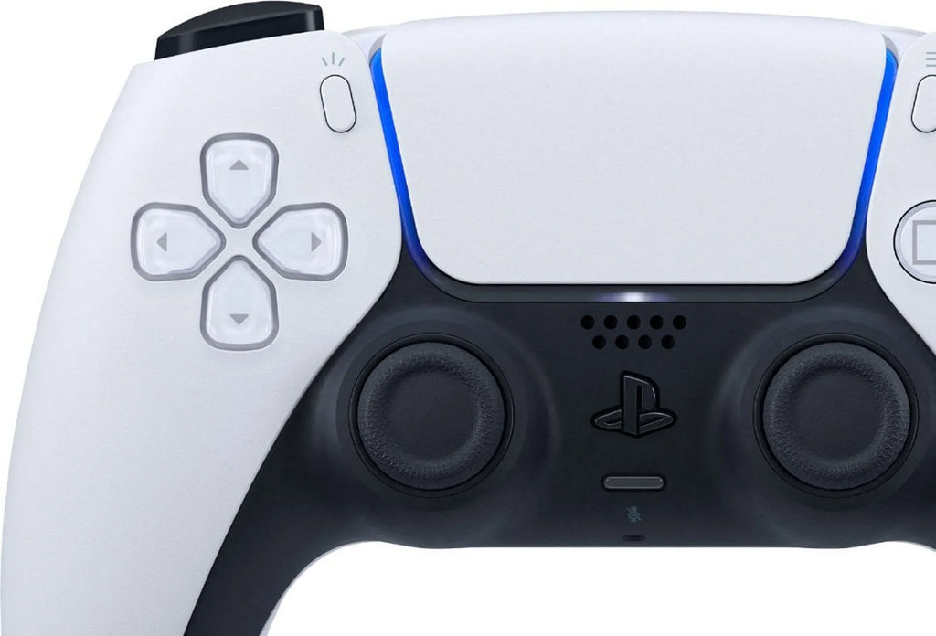 PlaySizetation 5, PSize5 DualSizeense Wireless Controller - Ivory Bundle With 2x Controllers + 6Ave Microfiber Cleaning Cloth