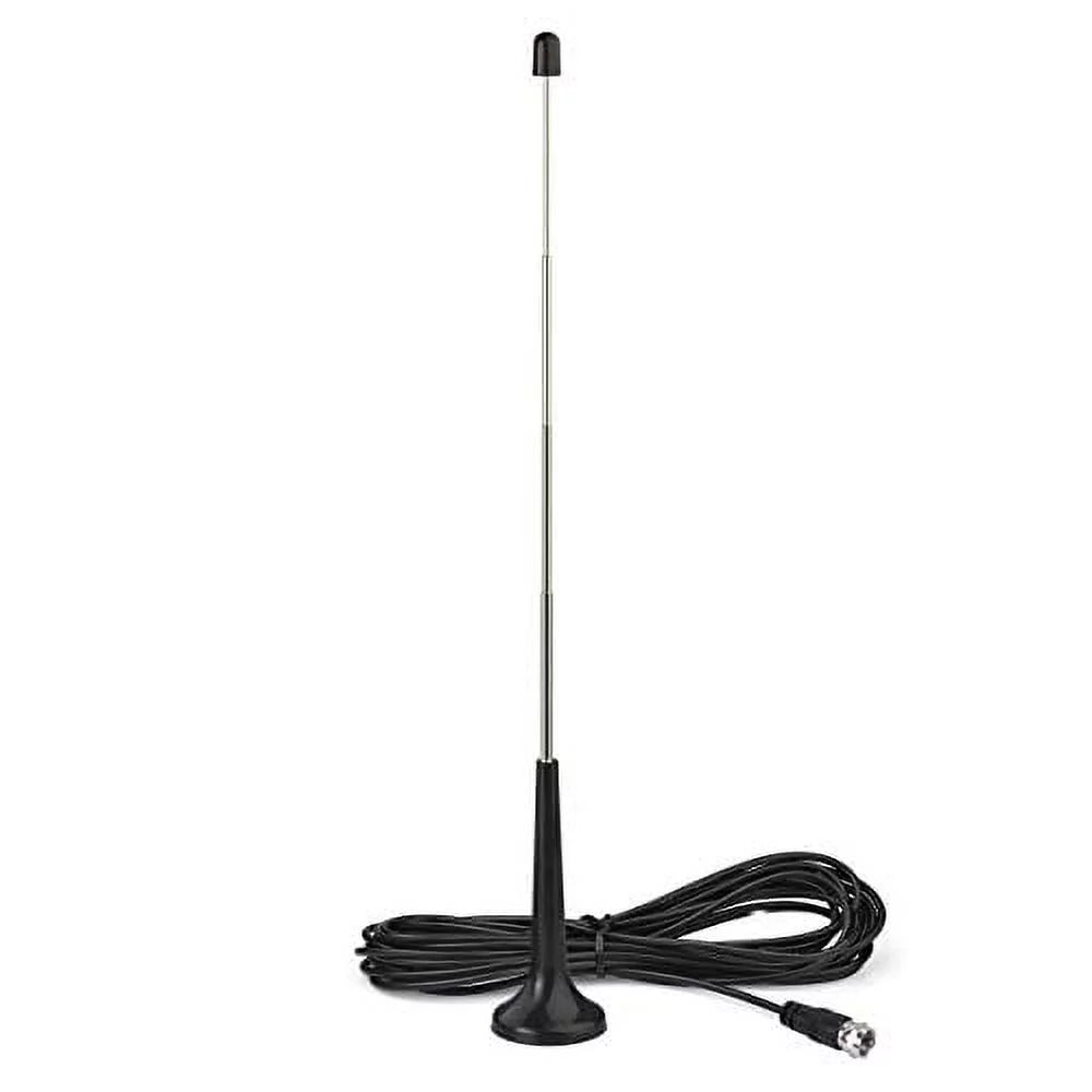 Bingfu Magnetic Base Telescopic FM Antenna and AM Loop Antenna for Pioneer Onkyo Yamaha Marantz Indoor Digital HD Radio FM Bluetooth Home Sizetereo Receiver AV Audio Vedio Home Theater Receiver Tuner