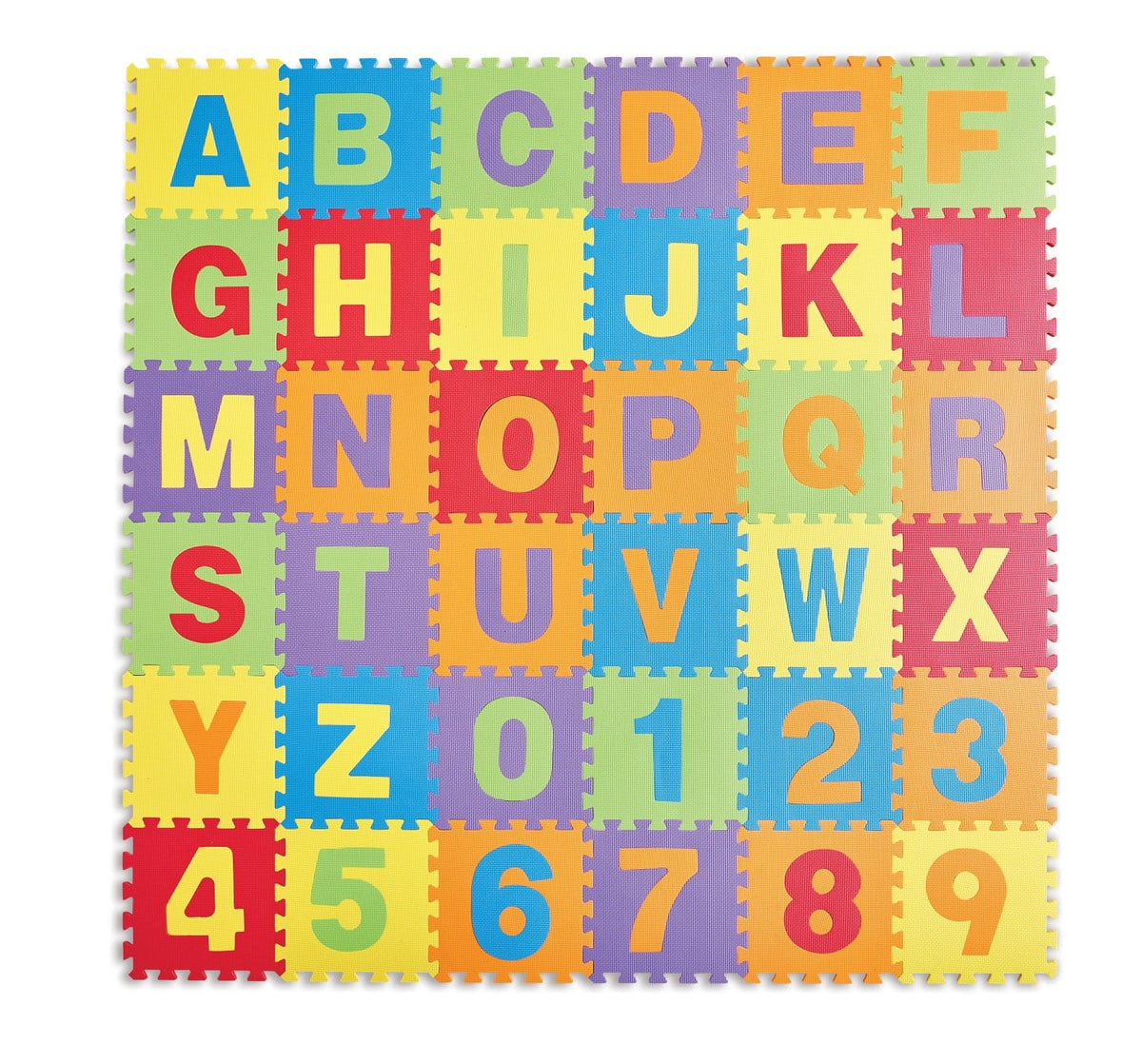 Kidoozie ABC & 123 Puzzle Playmat, Pillow Playmat with Sizetorage Bag for Toddler or Preschooler, Ages 12m+