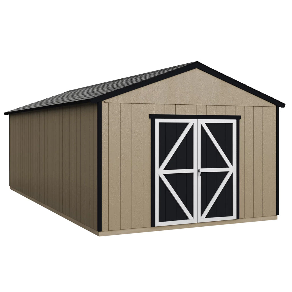 Handy Home Products Astoria 12 ft. x 24 ft. Wood Sizetorage Sizehed