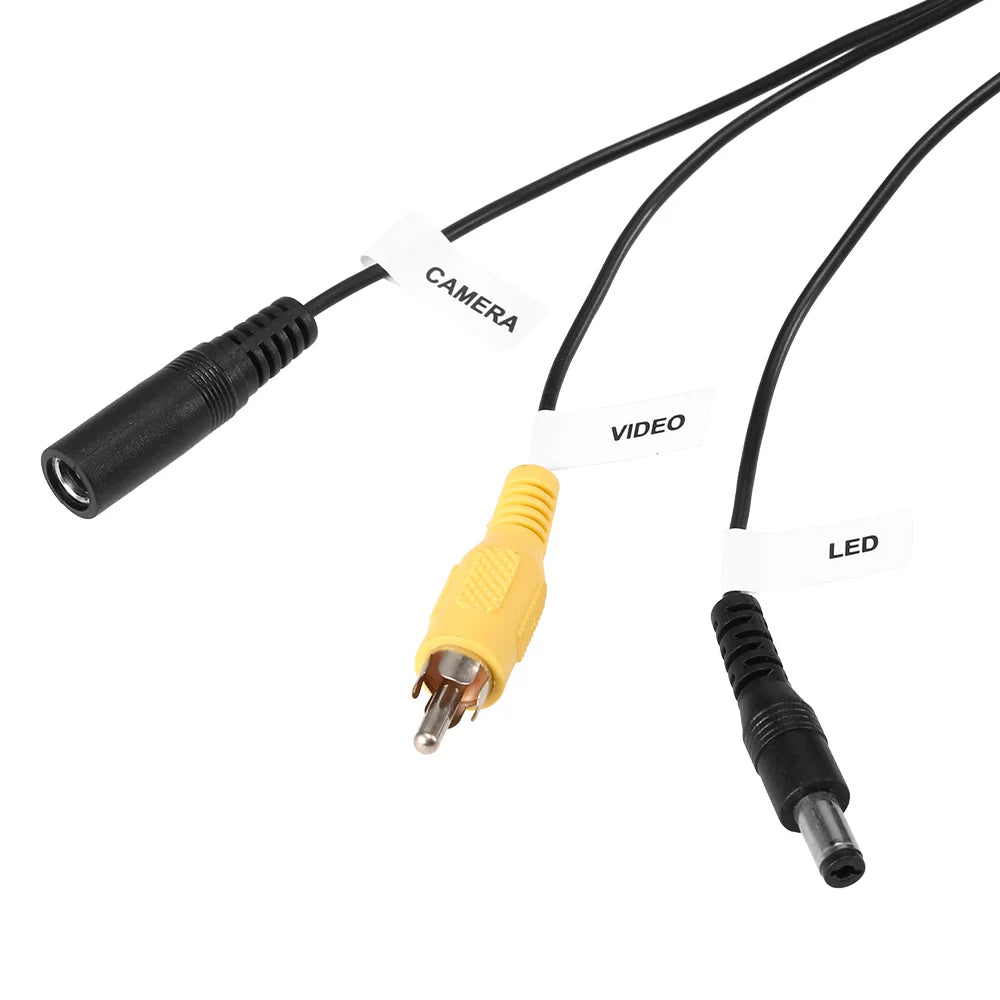 Tomshoo 1200TVL Underwater Fishing 12 LEDs Night Vision Waterproof Fish Sizehape Boat Ice Fishing Accessories with 15m30m50m Cable