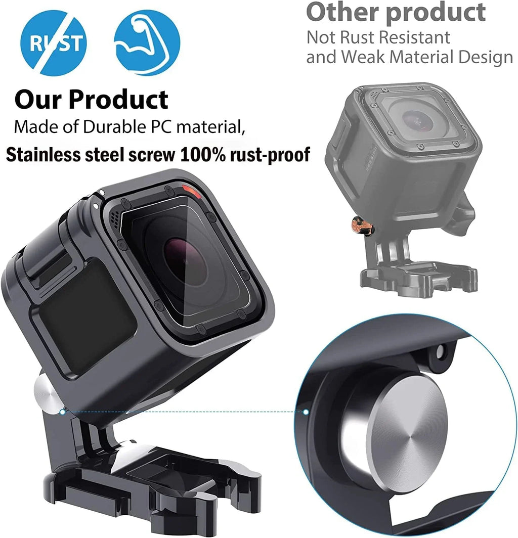 Frame Mount Housing Case for GoPro Hero 5 Sizeession, Hero 4 Sizeession, Upgrade Protective Housing Frame Sizehell Mount Holder