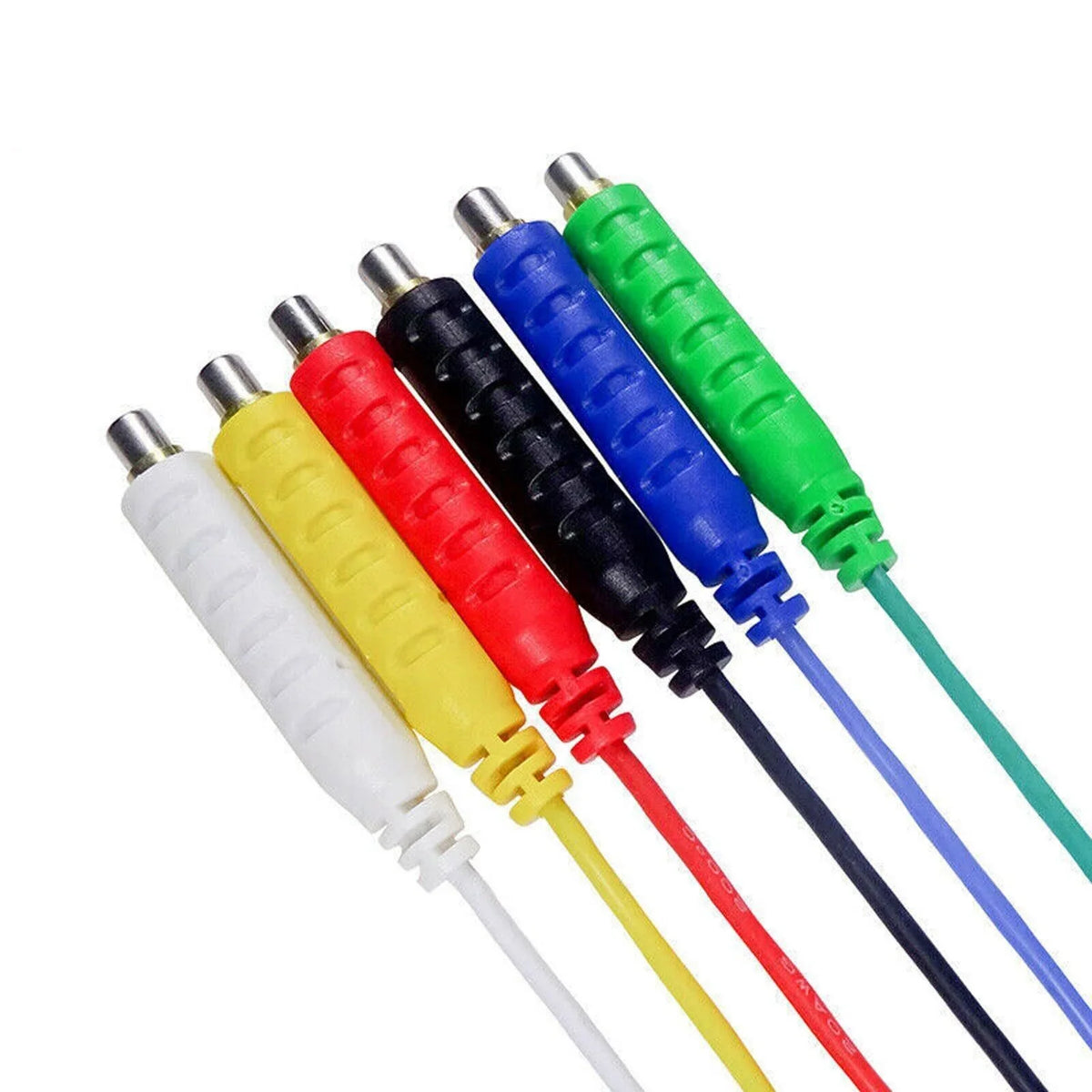 6X HVAC Thermostat Test Magnetic Sizeilicone Lead Jumper Cable Wires Flexible 30VAC