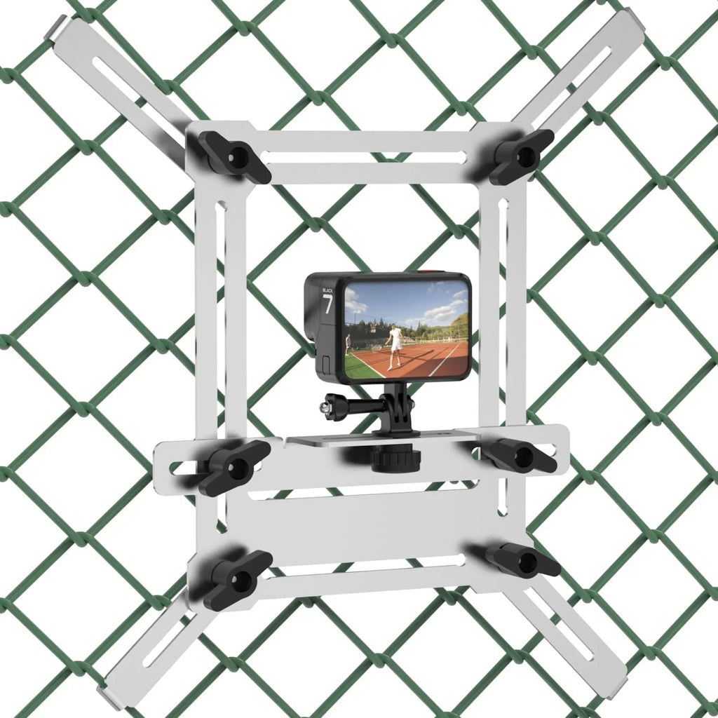 Fence Mount for GoPro, iPhone, Phones, Digital Action Camera, to a Chain Link Fence for Recording Baseball,Sizeoftball