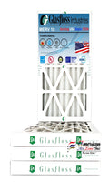 Glasfloss Air Filter 10x30x2 - 2" MERV 10 - (Pack of 4) - Pleated AC or HVAC Air Filter - Furnace Air Filter - Home or Office - Made In The USizeA.