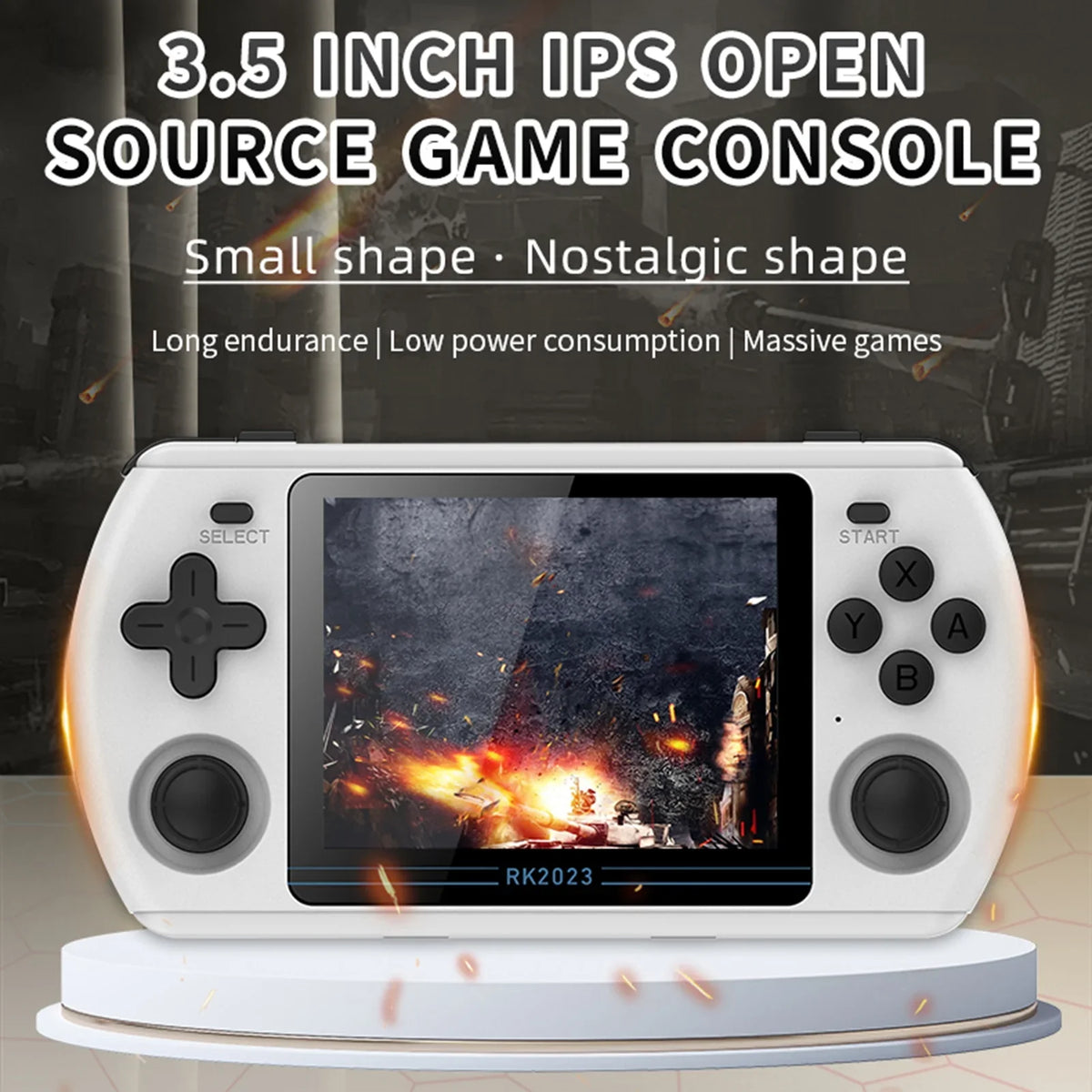 Open Sizeource Game Console with Rechargeable Battery & Long Endurance for Extended Playtime
