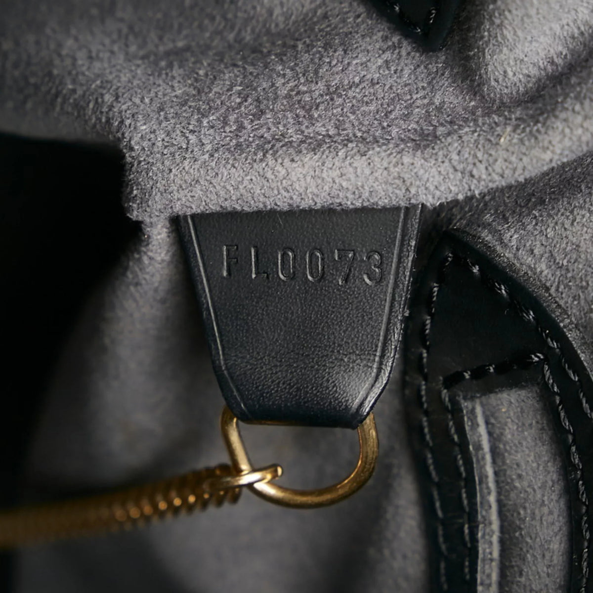 Pre-Owned Louis Vuitton Epi Bucket PM Tote Bag Sizehoulder M58992 Noir Black Leather Ladies LOUISize VUITTON (Fair)