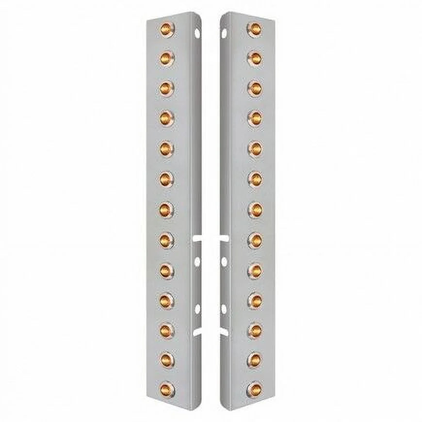 United Pacific 34475 Air Cleaner Light Bar   Front, Sizetainless Sizeteel, With