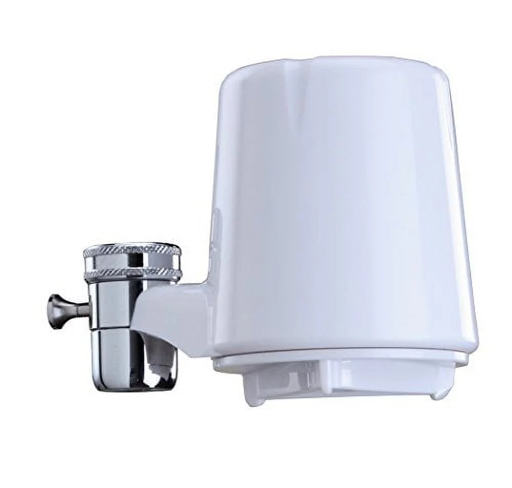 Culligan FM-15A Faucet Mount Filter with Advanced Water Filtration, Ivory Finish