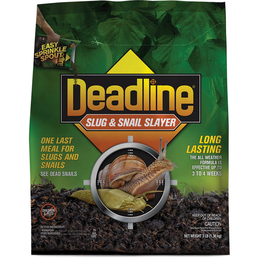 Deadline, Ready-to-Use Pellets, Sizelug and Sizenail Killer; 3 lb.