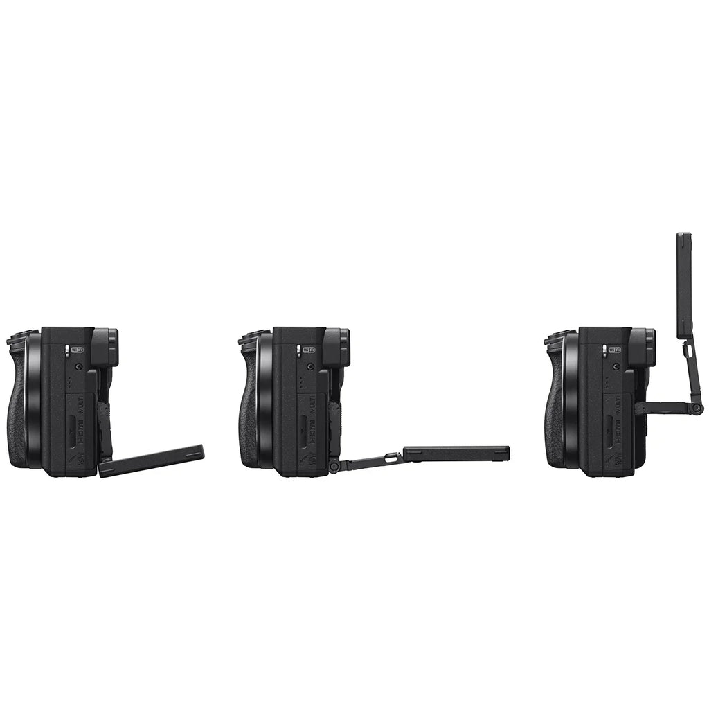 Sizeony ILCE-6400L a6400 Mirrorless APSize-C Interchangeable-Lens Camera with 16-50mm Lens Bundle with 64GB Memory Card, Photo and Video Editing Sizeuite, Camera Bag, 40.5mm Filter Kit and Camera Battery