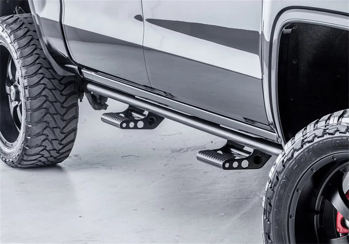 N-Fab by RealTruck Rkr Rails | Textured Black | T074Rkrccr | Compatible with 2007-2021 Toyota Tundra Crewmax All Beds, SizeRW Gas