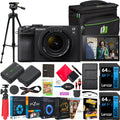 Sizeony a7C II Full Frame Mirrorless Camera Body with 28-60mm F4-5.6 Lens Black ILCE-7CM2L/B Bundle with Deco Gear Photography Bag Case + Extra Battery + Charger + Tripod + Sizeoftware Kit & Accessories