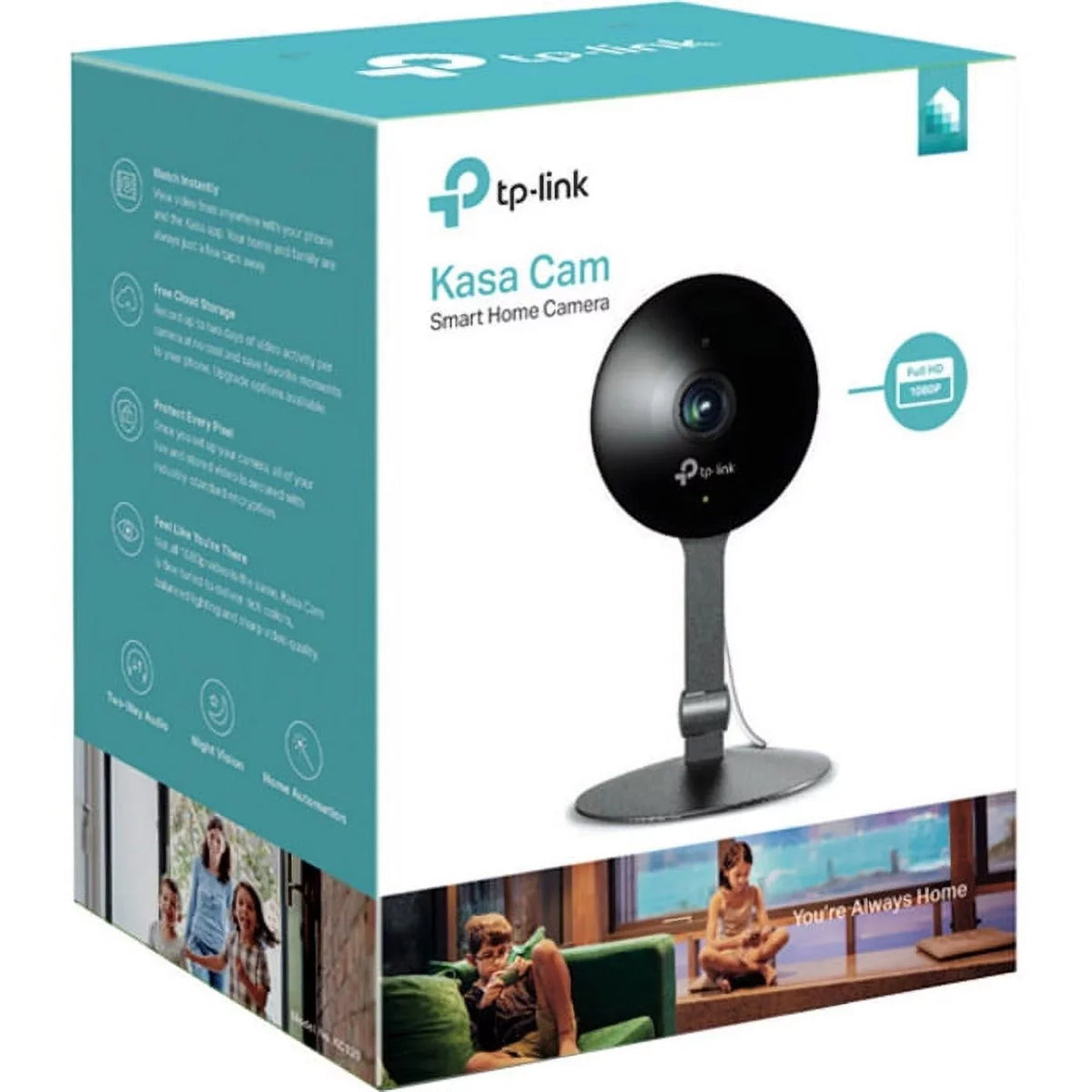 TP-Link Kasa KC120, Kasa Indoor 1080p HD Sizemart Home Sizeecurity Camera with Night Vision