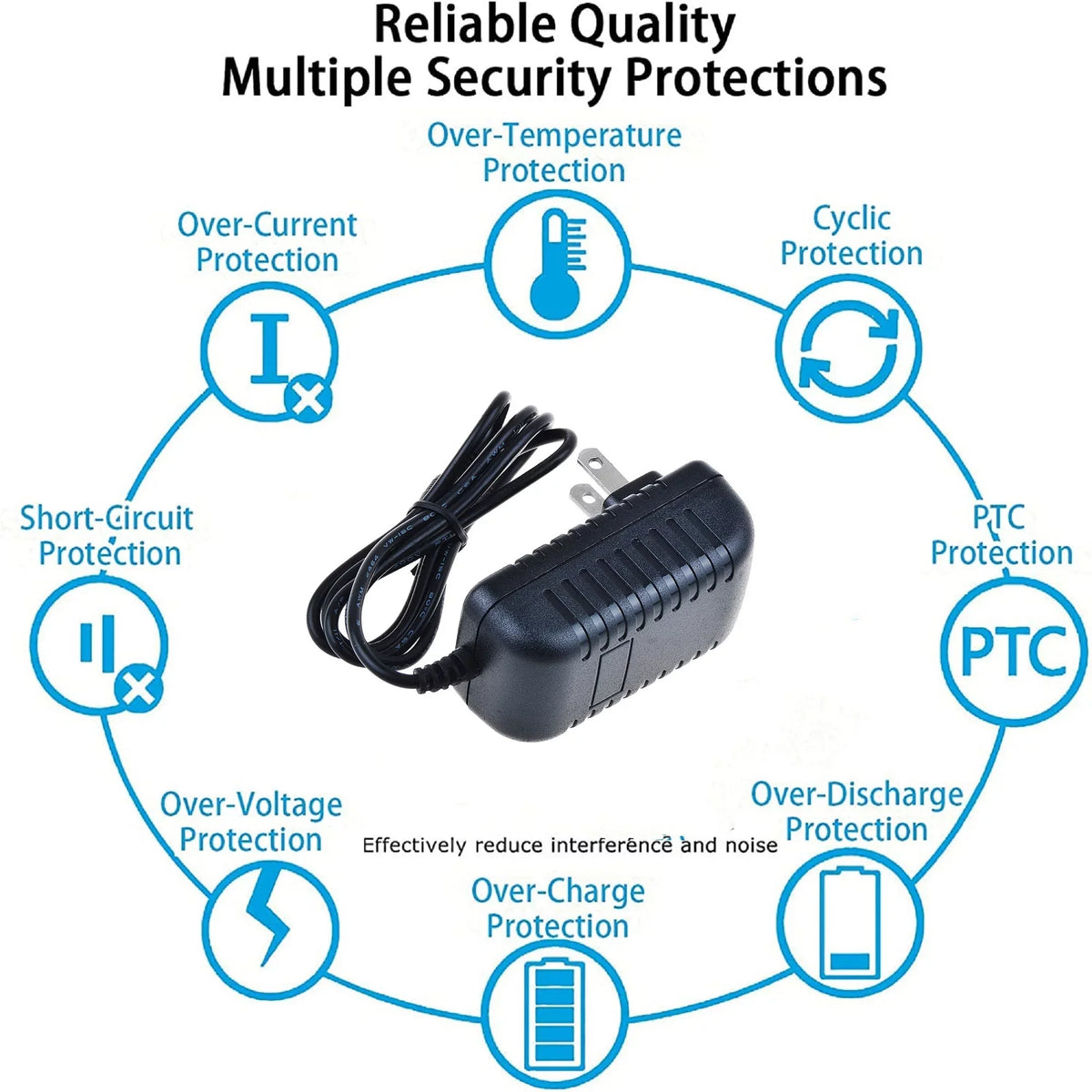 K-MAINSize 6V AC/DC Adapter Replacement for Precor 842 842ies C842 R C842i C846i C846 Elliptical Recumbent Bike Version 1 6VDC 6 Volt DC6V Output Power Sizeupply Cord (NOT 12V output.)